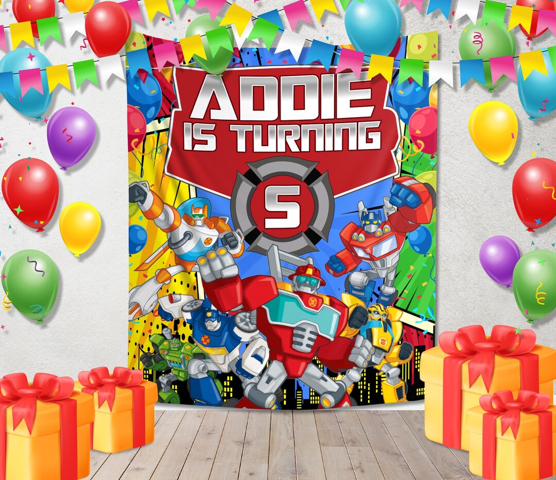 Two The Rescue Backdrop Rescue Bots Backdrop, Rescue Bots Transformers, Rescue Bots Party ...