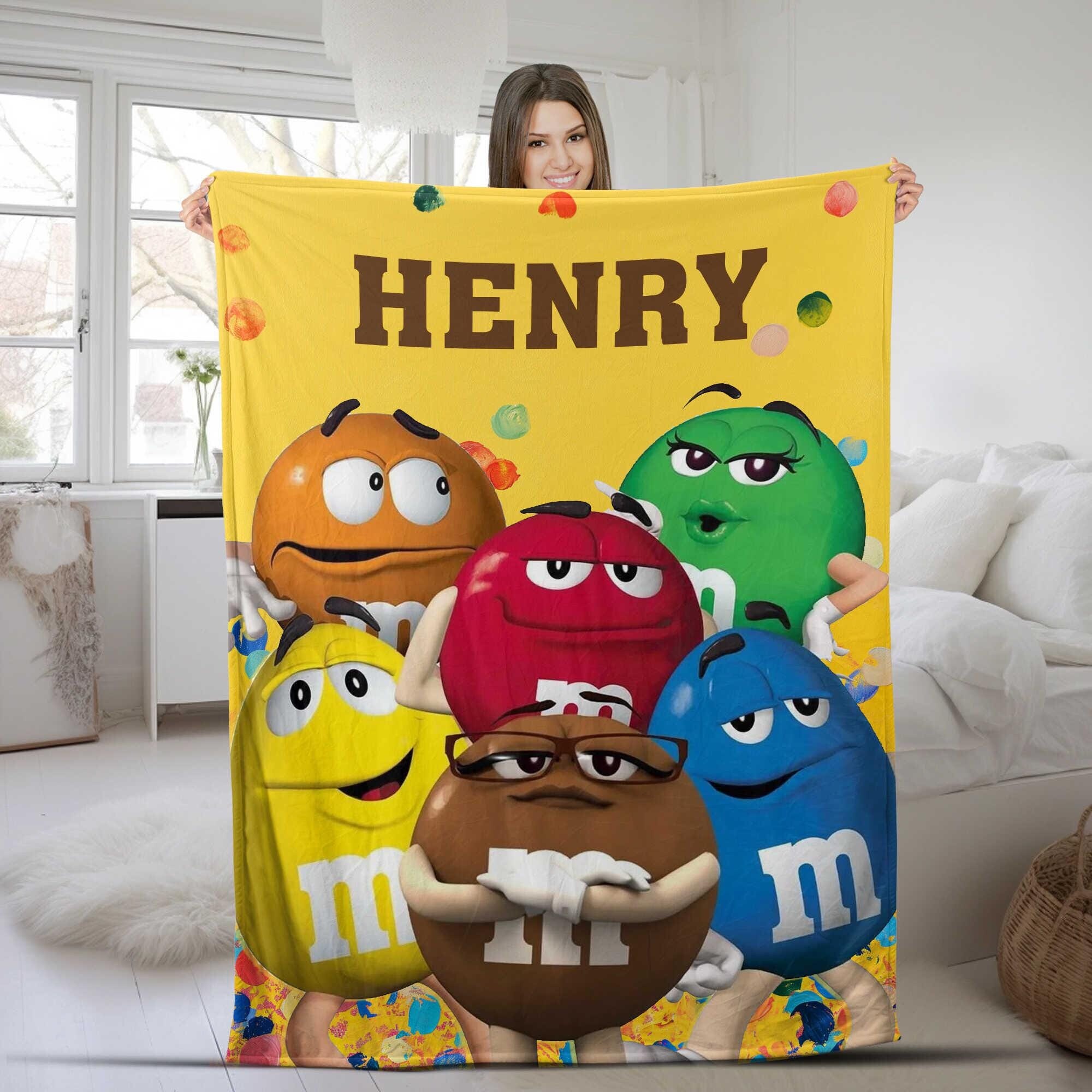 M&m fleece blanket hotsell