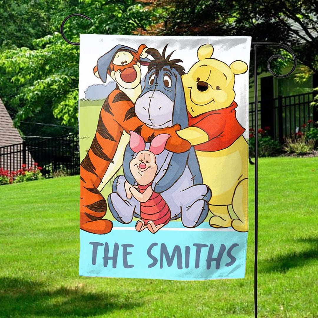 Disney Garden Flag, Custom Disney Winnie the Pooh Stronger Together ...