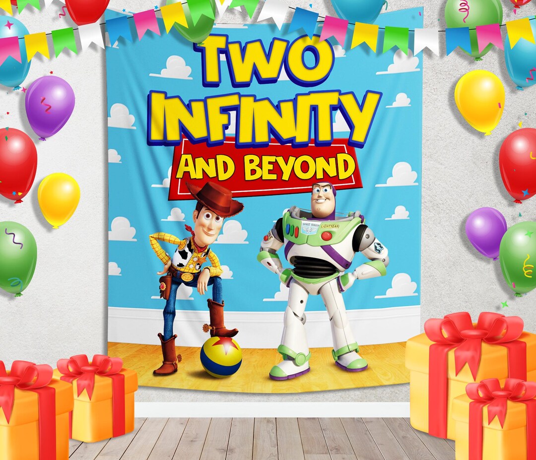 Toy Story Birthday Backdrop/toy Story Birthday Banner/custom Toy Story ...