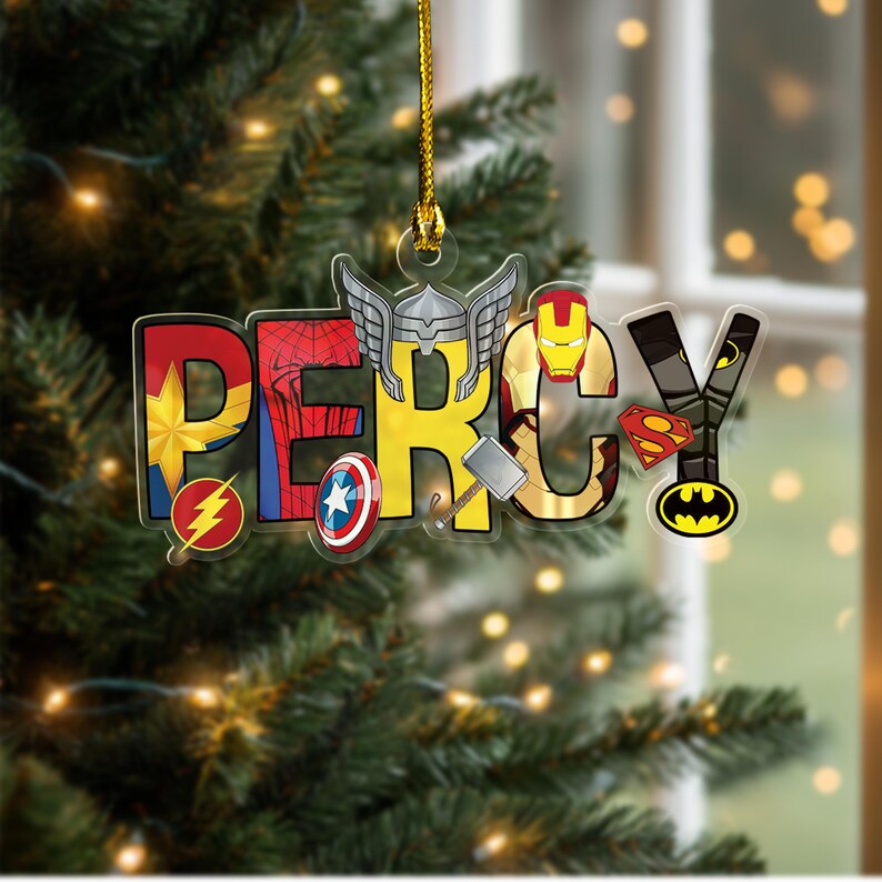 Personalized Marvel Avengers 2024 Cutout Ornament/custom Avengers