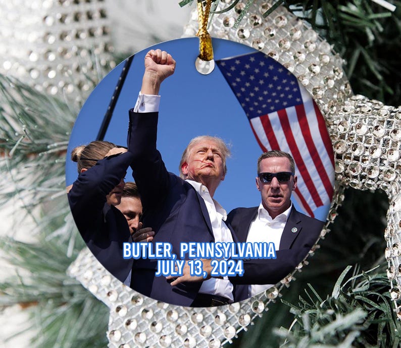 Legends Never Die Trump Fight 2024 Ornament/trump Pennsylvania/trump