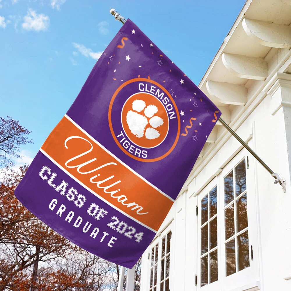 Personalized Graduation 2024 Flag, Custom College Bound Flag, Class of