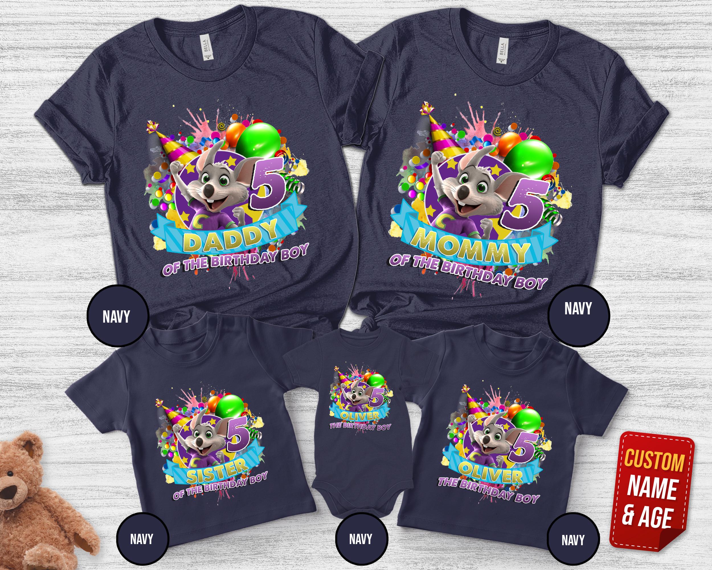 Chuck e cheese birthday shirt hotsell