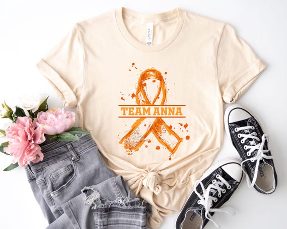Orange Ribbon Leukemia Awareness Shirt Family Support Gift Orange Ribbon Leukemia Awareness Shirt Family Support Gift