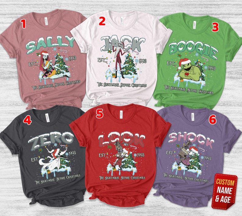 Vintage the Nightmare Before Christmas Shirt/jack Skellington Christmas