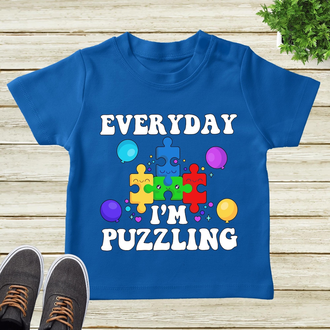 Puzzle Autism Toddler Shirt, World Autism Awareness Day Shirts, Autism ...