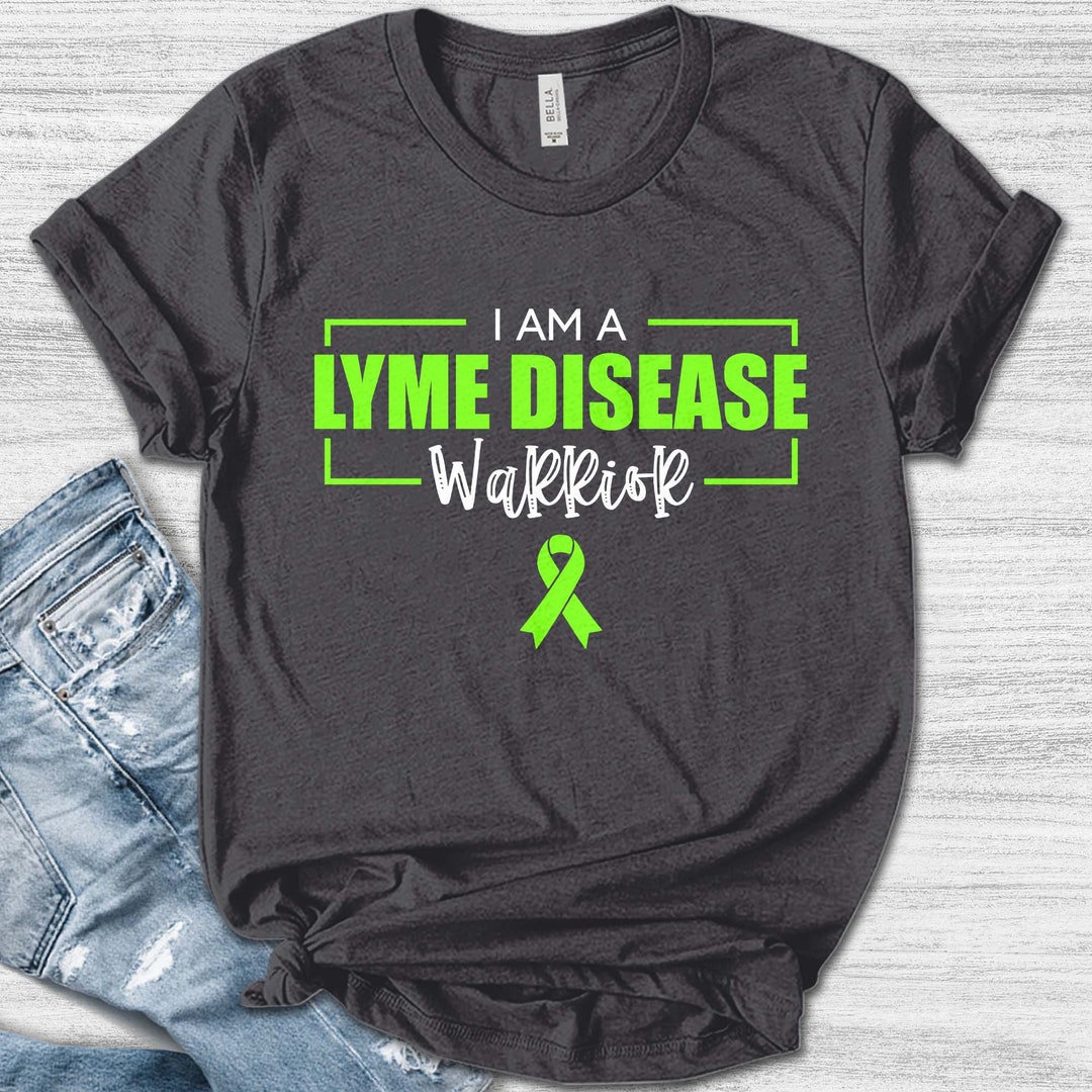 Lyme Disease Awareness Shirt/lyme Disease Lime Green Shirt/lyme Disease