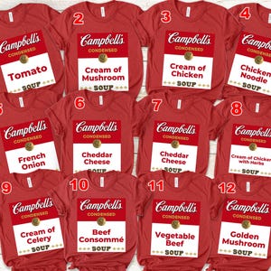Group Soup Halloween Costume, Matching Costume, Sauce Group, Funny Matching Costume Shirts for Friends, Family, Teachers,Office Party E1MV11