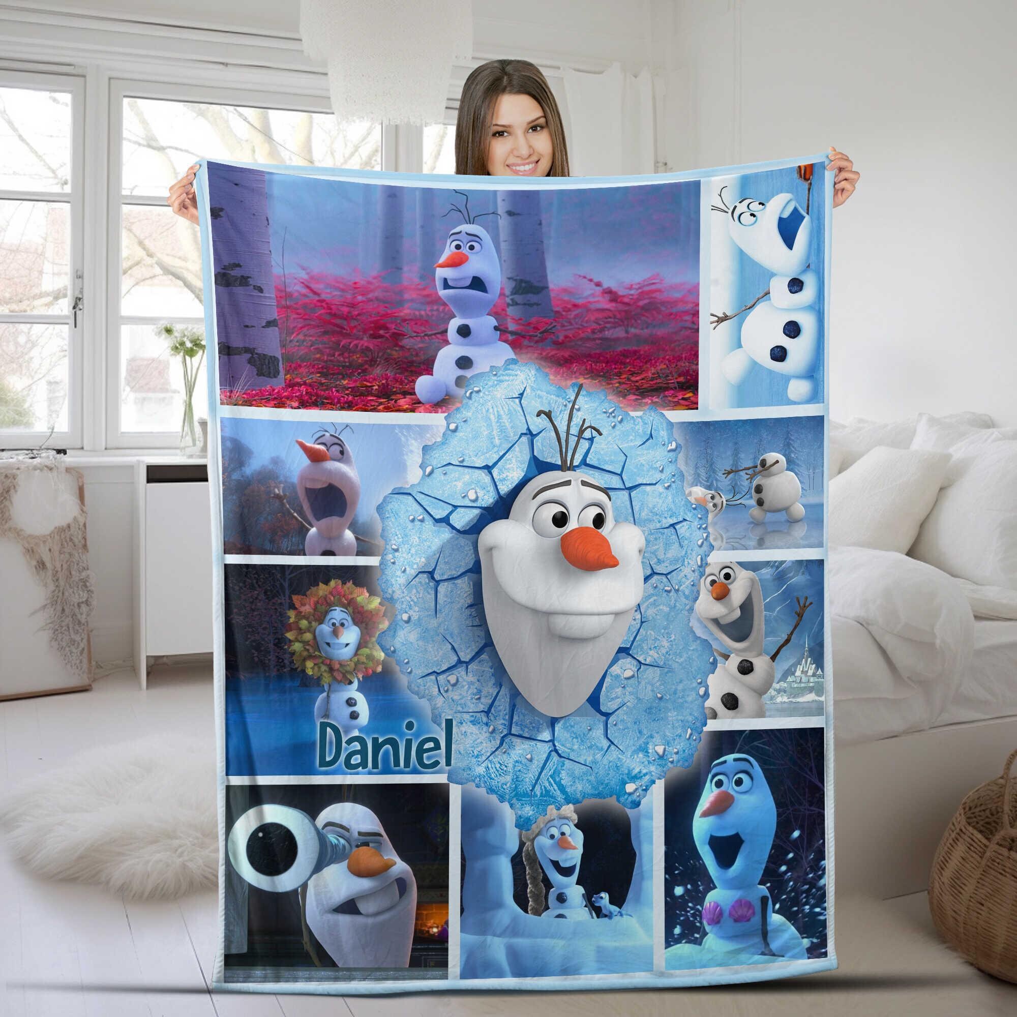 Olaf Blanket Etsy