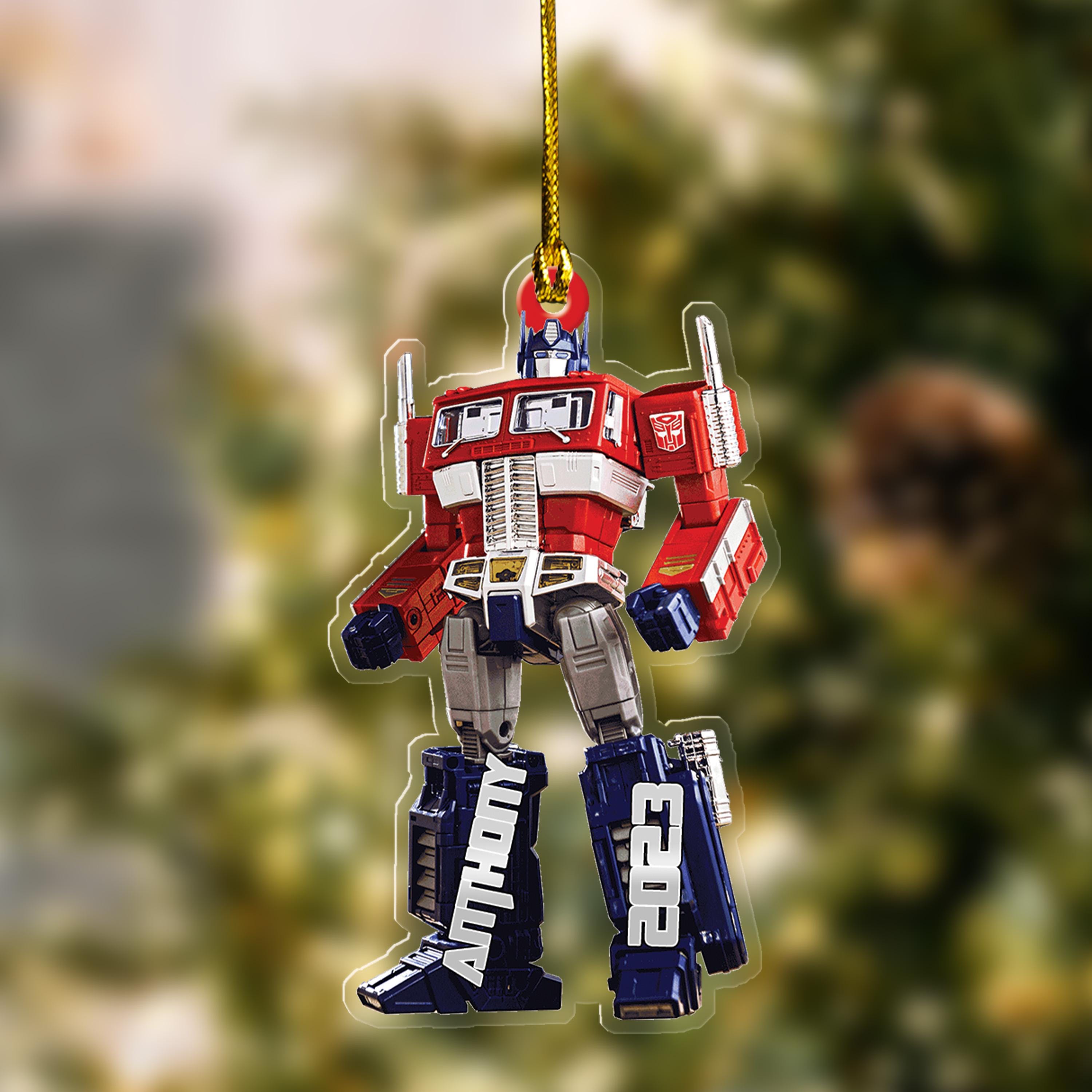 Discover Custom Transformers Christmas Ornament, Optimus Prime Autobots Ornaments, Transformers Ornament