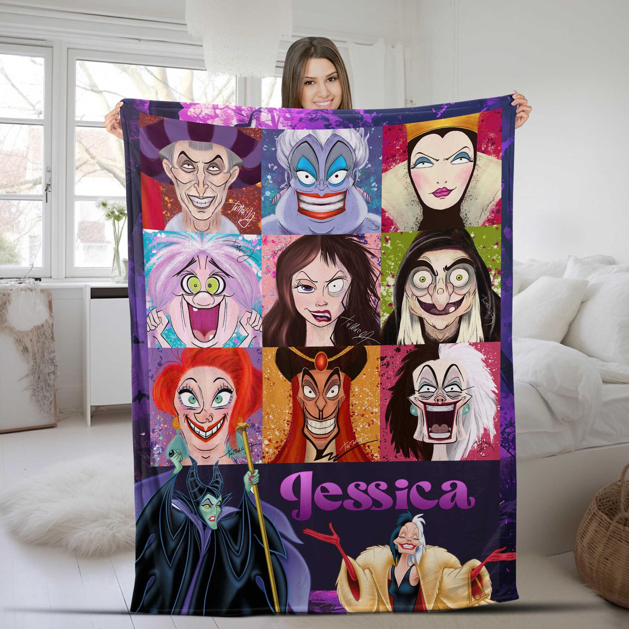 Disney villain fleece blanket sale