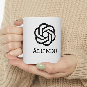 Grappige ChatGPT Universitaire Alumni Mok | Gratis verzending naar de VS