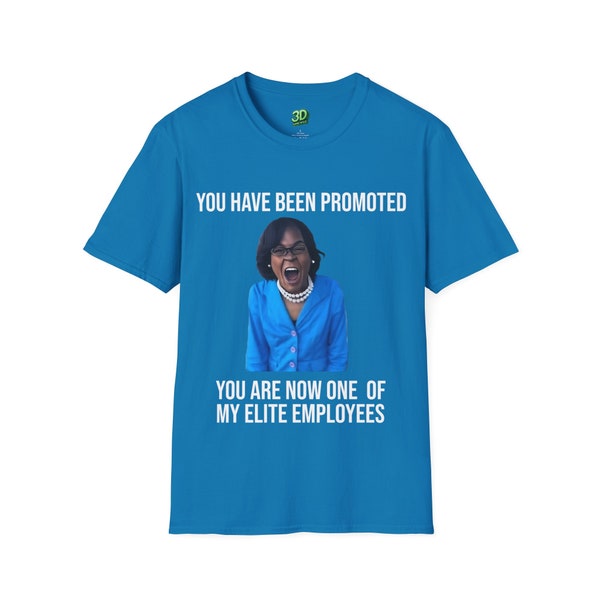 You Have Been Promoted | Elite Employee Meme | Funny T-Shirt | Gag Gift