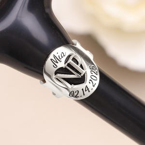 Custom Stethoscope Name Tag: Engraved Medical ID Charm