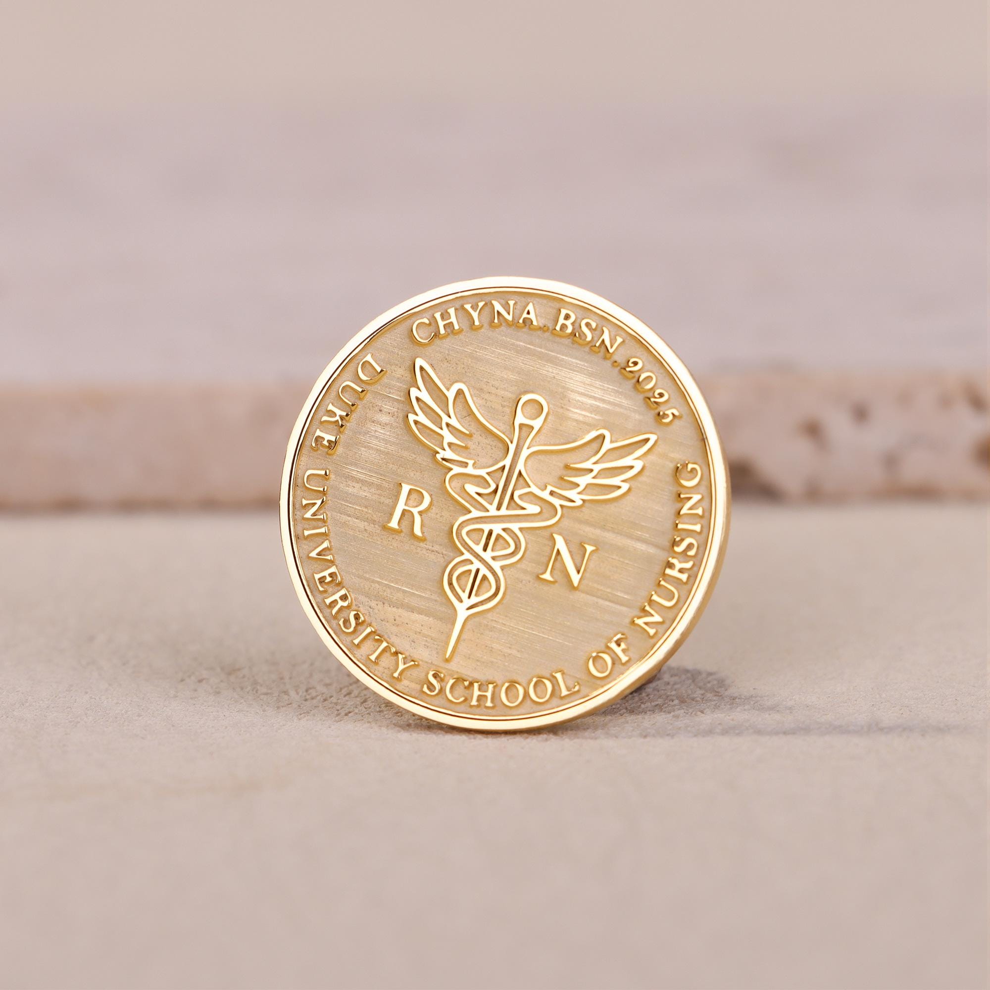 RN Nursing Pinning Ceremony Pin – Custom Nurse Graduate Gift With
