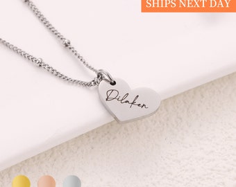 Sterling Silver Personalized Necklace Couples Letter Necklace