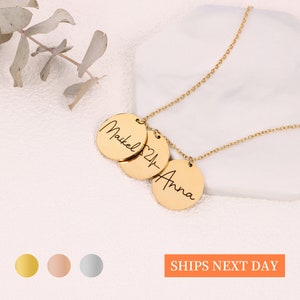 Collar personalizado para mamá, regalo para mamá joyería hecha a mano, collar de abuela, collar de letra de nombre, regalo perfecto para mamá