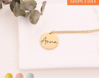 Personalized Engraved Necklace Gift For Mom Custom Name Necklace Initial Necklace Mom Necklace Mother Day Gift