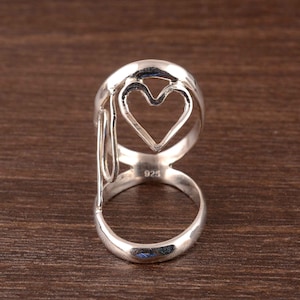 Justerbar fingerskena i sterlingsilver - stöd för artrit