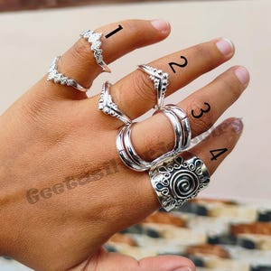 Triggervingerringen, artritisringen, EDS-vingerspalkringen, hamervingerringen, verstelbare ringen, gepersonaliseerde geschenken, mandalaringen
