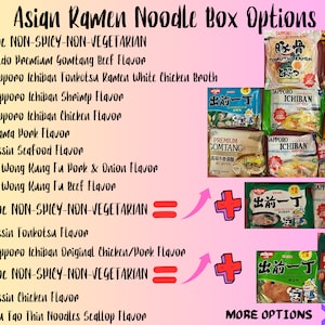 Asian Instant Ramen Noodle Mix Box/Instant Spicy Noodles/Veg & Non Veg/Samyang Buldak Paldo Sapporo Ichiban Nissin Mama/12 pcs/Asian Snacks image 3