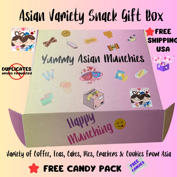 Yellow Snack Box Etsy