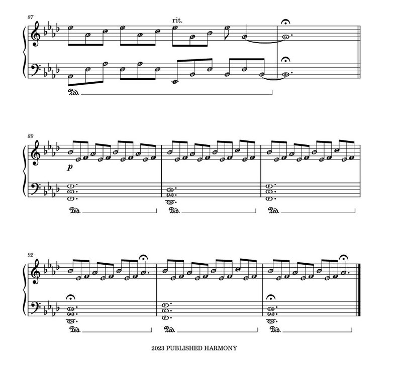 Nuvole Bianche (white Clouds) Ludovico Einaudi Piano Sheet Music Score ...