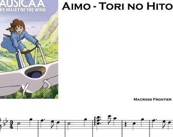 Tori_No_Hito ~ Theme from NausicaA Piano Sheet Music Grade 3