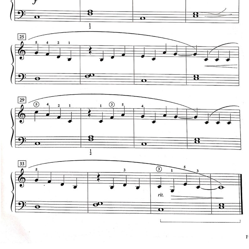 Music Box Dancer for Kids | Easy Grade 1 Piano Sheet Music Score - Etsy