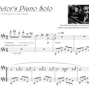 VICTORS PIANO SOLO (Grade 5) Digital piano sheet