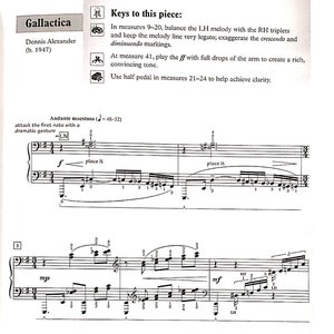 Gallactica Grade 6 Piano Sheet with Artistic Performance Information image 1