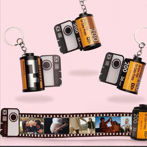 Camera Roll Keychain Etsy
