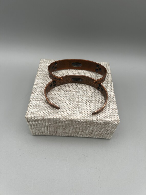 Navajo Copper Thunderbird Bracelets — Pair - Etsy