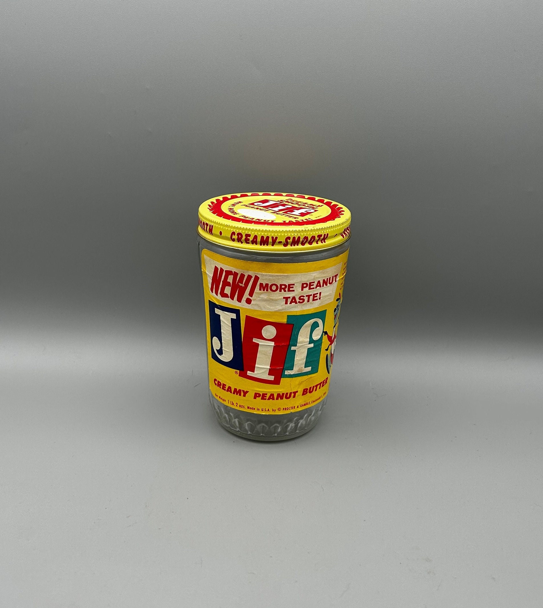RARE Vintage Jif Peanut Butter Jar 1950s With Jifaroo Kangaroo Etsy