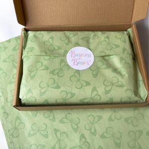 Sage Monarch Tissue Paper | Gift wrapping tissue paper | Small business packaging paper | business tissue paper | 15 sheets pack