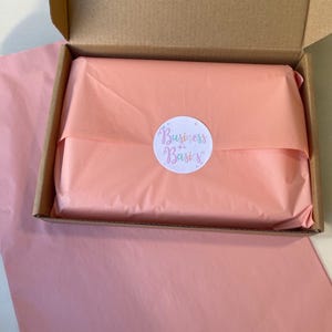 Peach coloured Tissue Paper | Gift wrapping tissue paper | Small business packaging paper | business tissue paper | 15 sheets pack