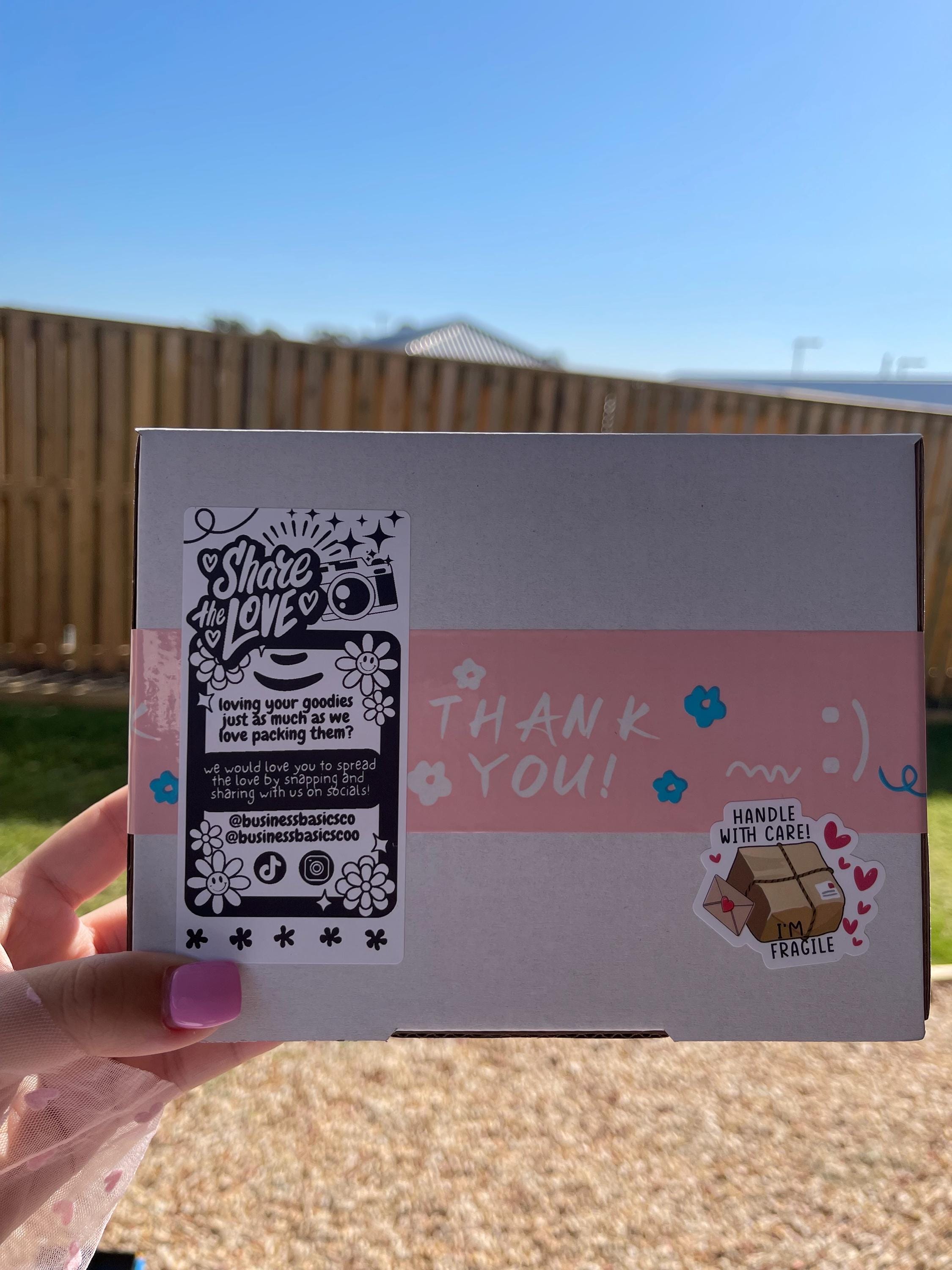 Personalised Social Media Stickers 100mm X 50mm | Share the Love ...