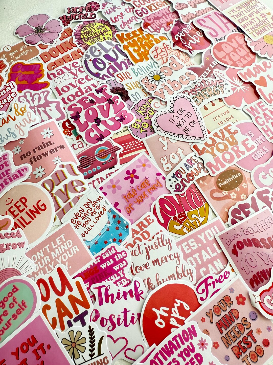 Self Love Sticker Pack | Mental Health Stickers | Positive Affirmation ...