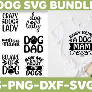 Perro svg paquete dibujado a mano, perro mamá svg, pata svg, perro amante svg, piel mamá svg, pawsitive svg, cachorro svg, refranes de perro svg, perro clipart