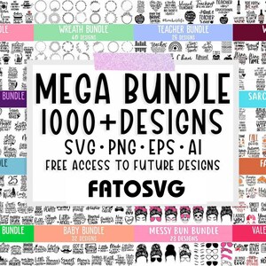 Bundle méga SVG, T Shirt dessins SVG, fichiers Svg pour Cricut, fichiers de coupe Silhouette, Clipart, Svg pour chemises, svg de fleurs, Cricut, Silhouette