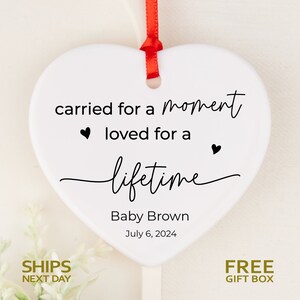 Baby Loss Keepsake • Miscarriage Gift • Baby Memorial Ornament • Stillbirth Sympathy Gift