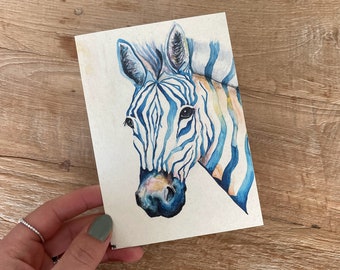 Ansichtkaart Zebra