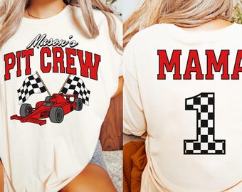 Formula Race Car Birthday Family Matching Shirts, Custom Fast One Birthday, Pit Crew Mama Dada, 1st Birthday Boy Shirt, Two Fast Shirts