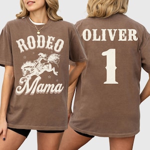 My First Rodeo Birthday Party Matching Family Shirts, Comfort Colors Western 1st Rodeo Mama Daddy TShirts Cowboy Cowgirl 1st Birthday Outfit