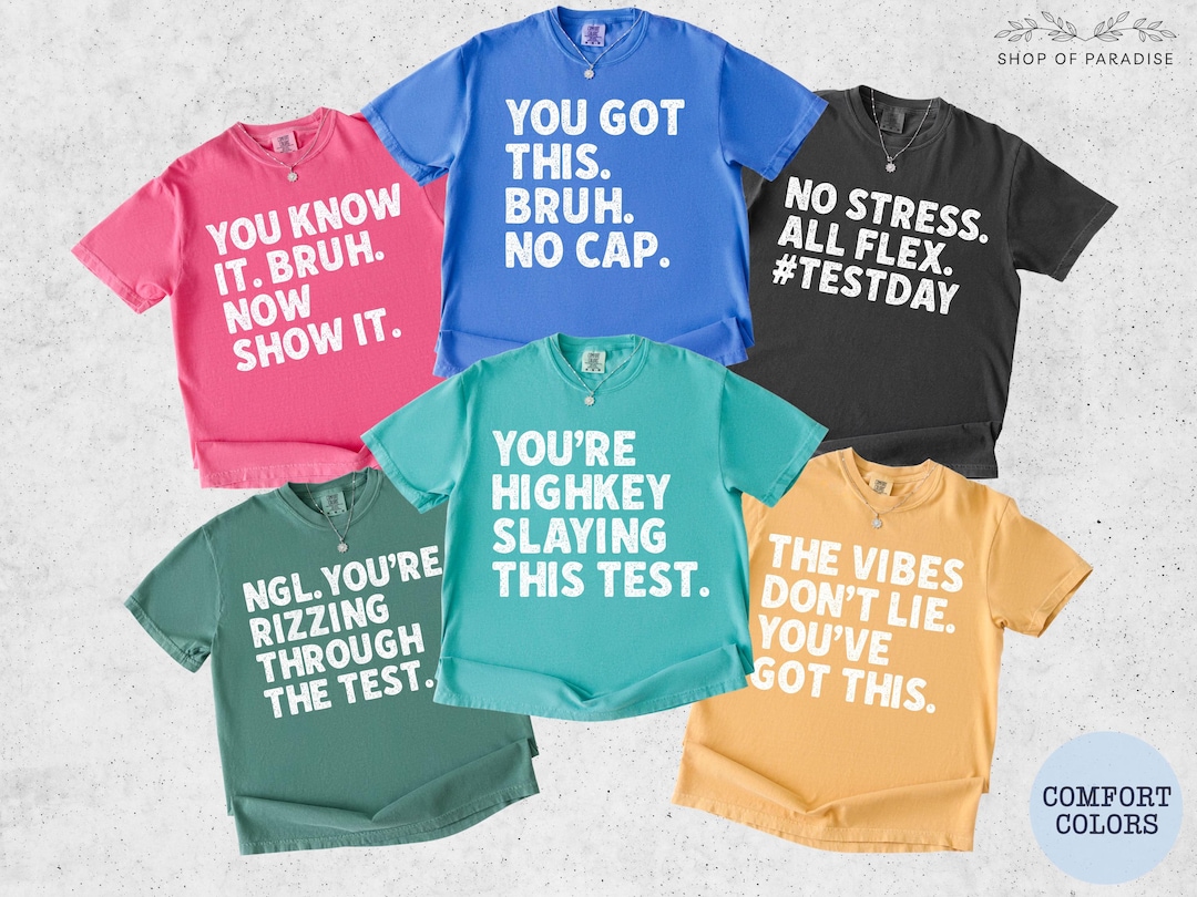 Test Day Shirt, Matching State Testing Shirts, Teacher Team Tshirts ...