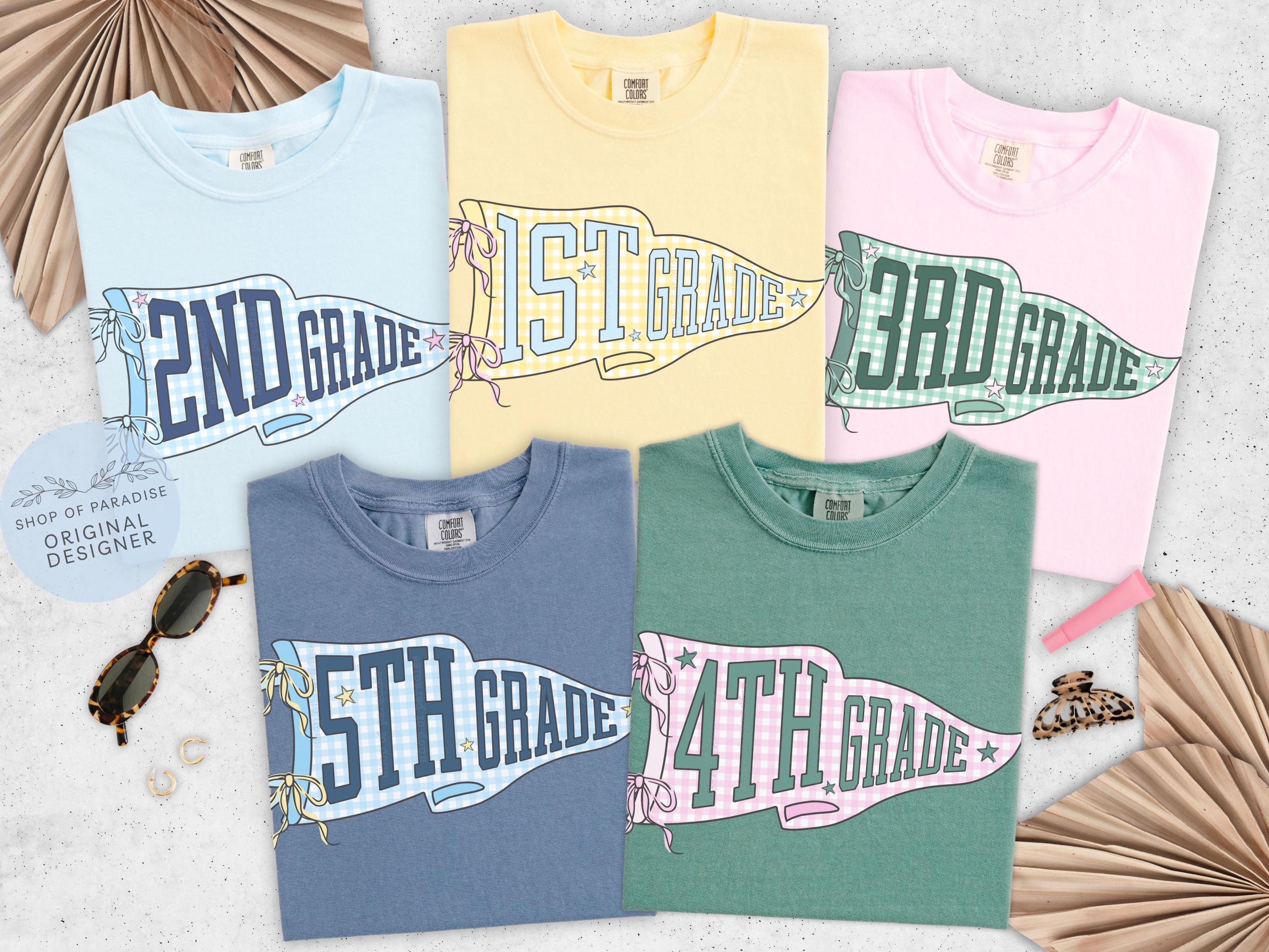 Teacher Team Shirts, Comfort Colors Back to School Shirt, Grade Level Team Tees, Teacher Gift, First Second Third Fourth Fifth Grade