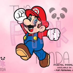 SVG file: Super Mario Svg- Cricut, Silhouette ( .svg + .png files)