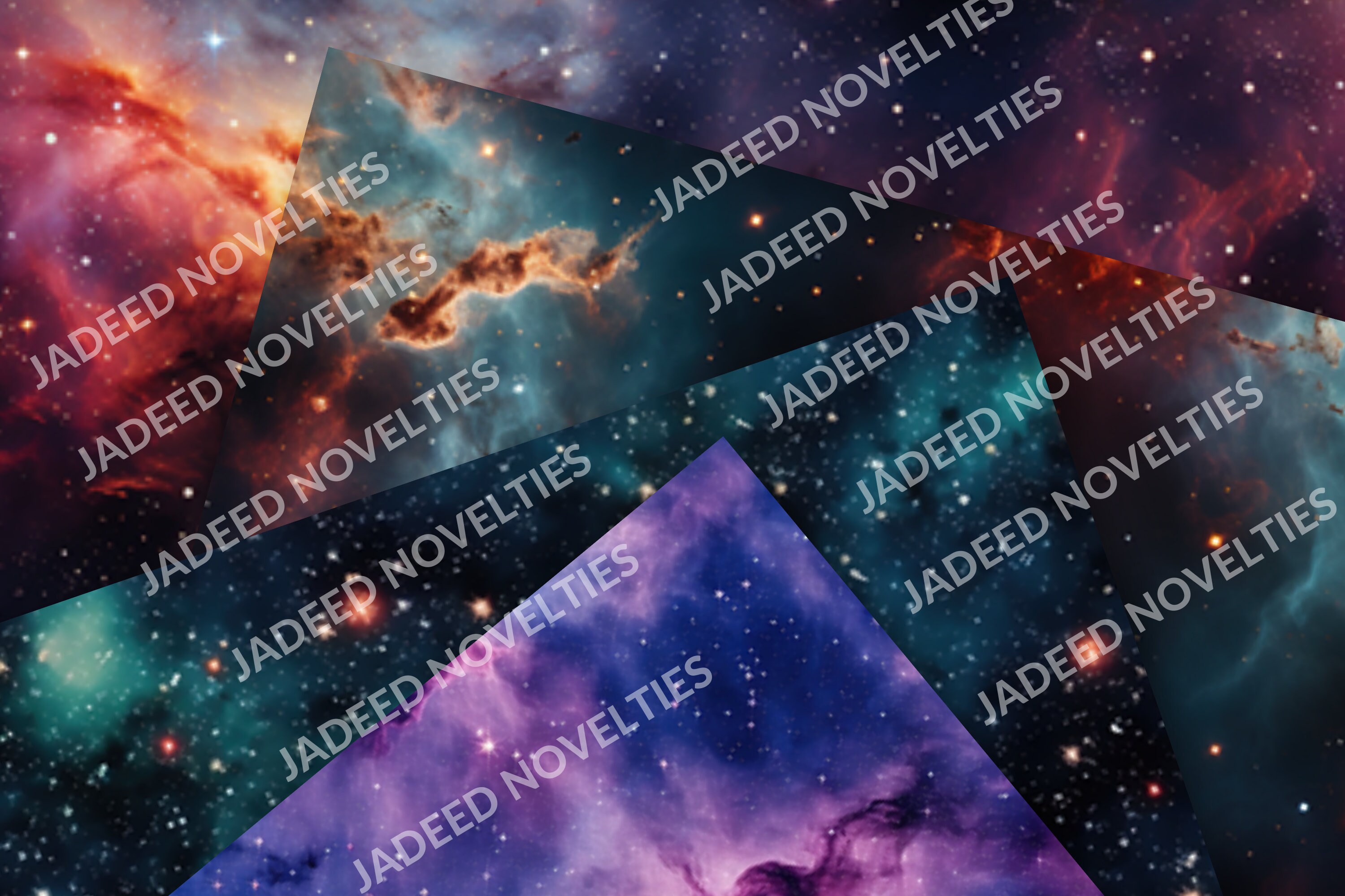 140 Galaxy Watercolor Digital Paper| Seamless Pattern, Stardust ...