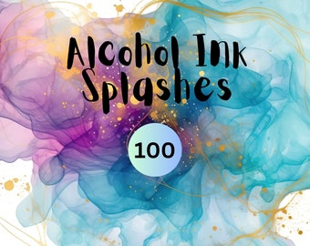 Alcohol Ink Clipart | Watercolor Clipart| Watercolor Background Png | Mermaid Watercolor Graphics, watercolor texture | sublime clipart